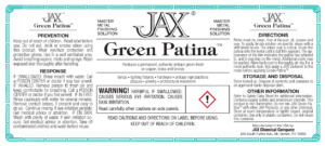 Jax-Green-Patina-label